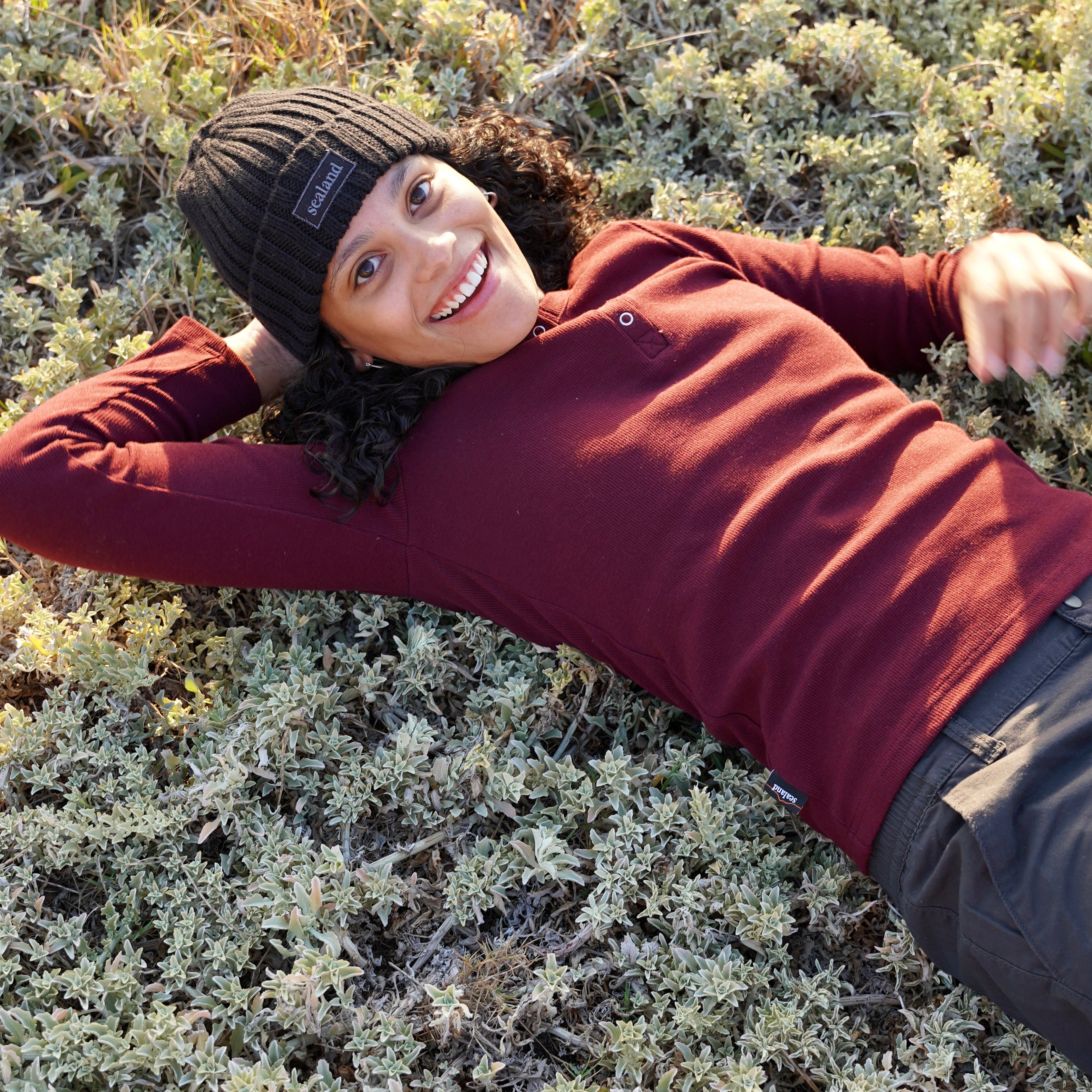 Women's Ribbed Henley