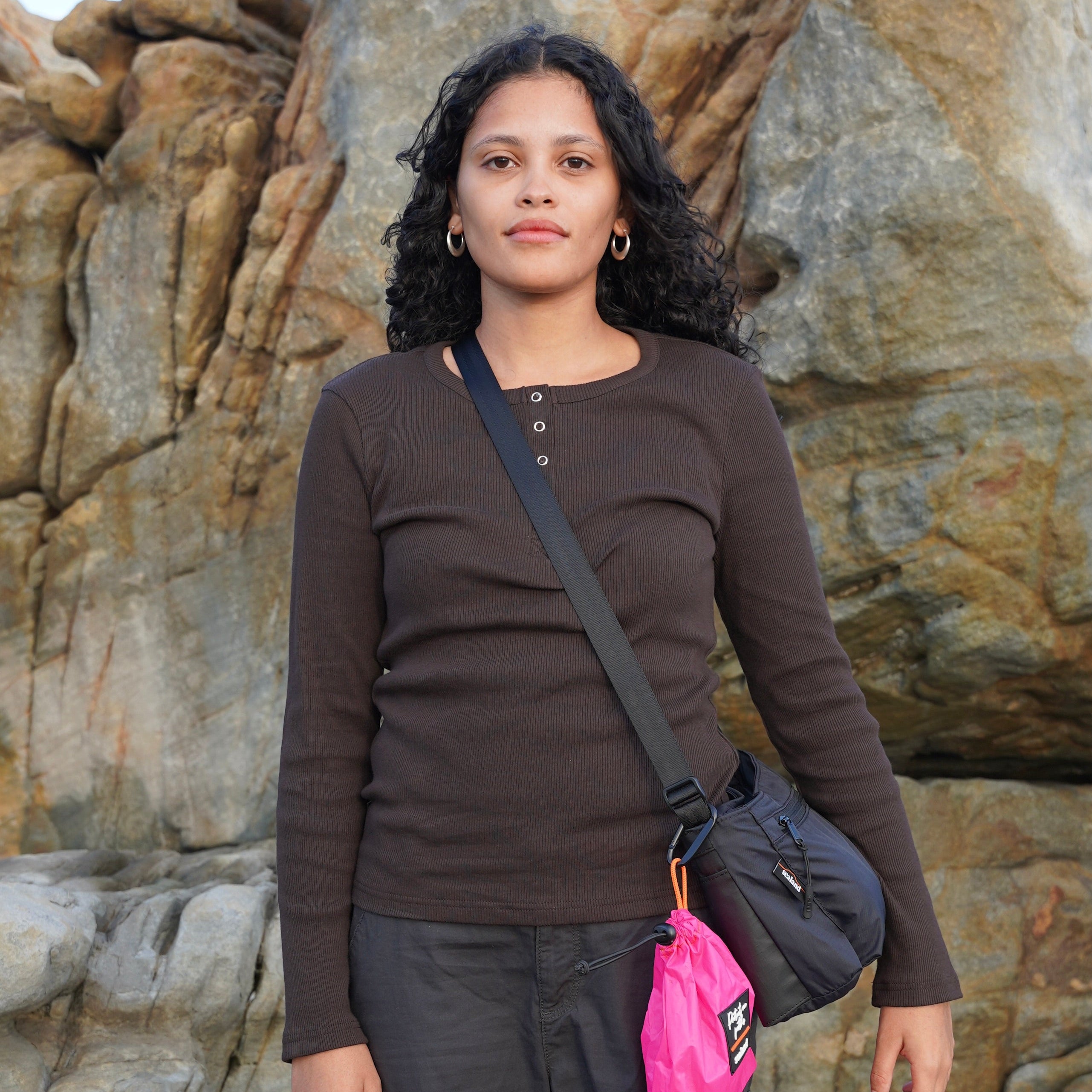 Women's Ribbed Henley