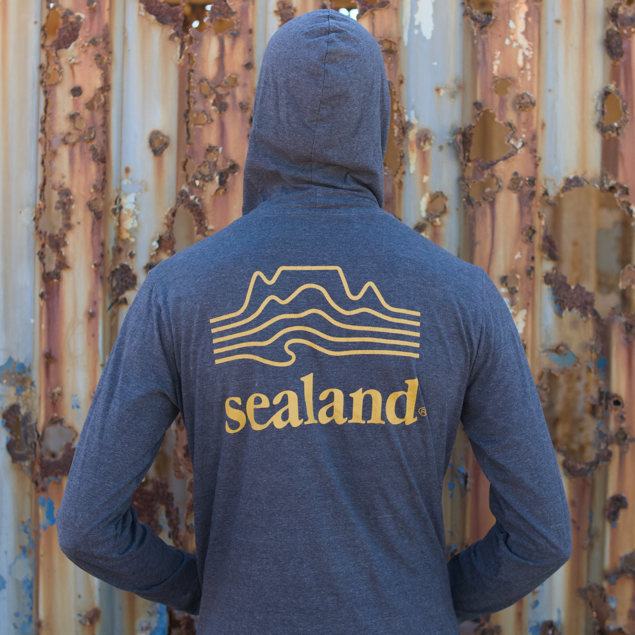 Men's Long Sleeve Hooded Tee