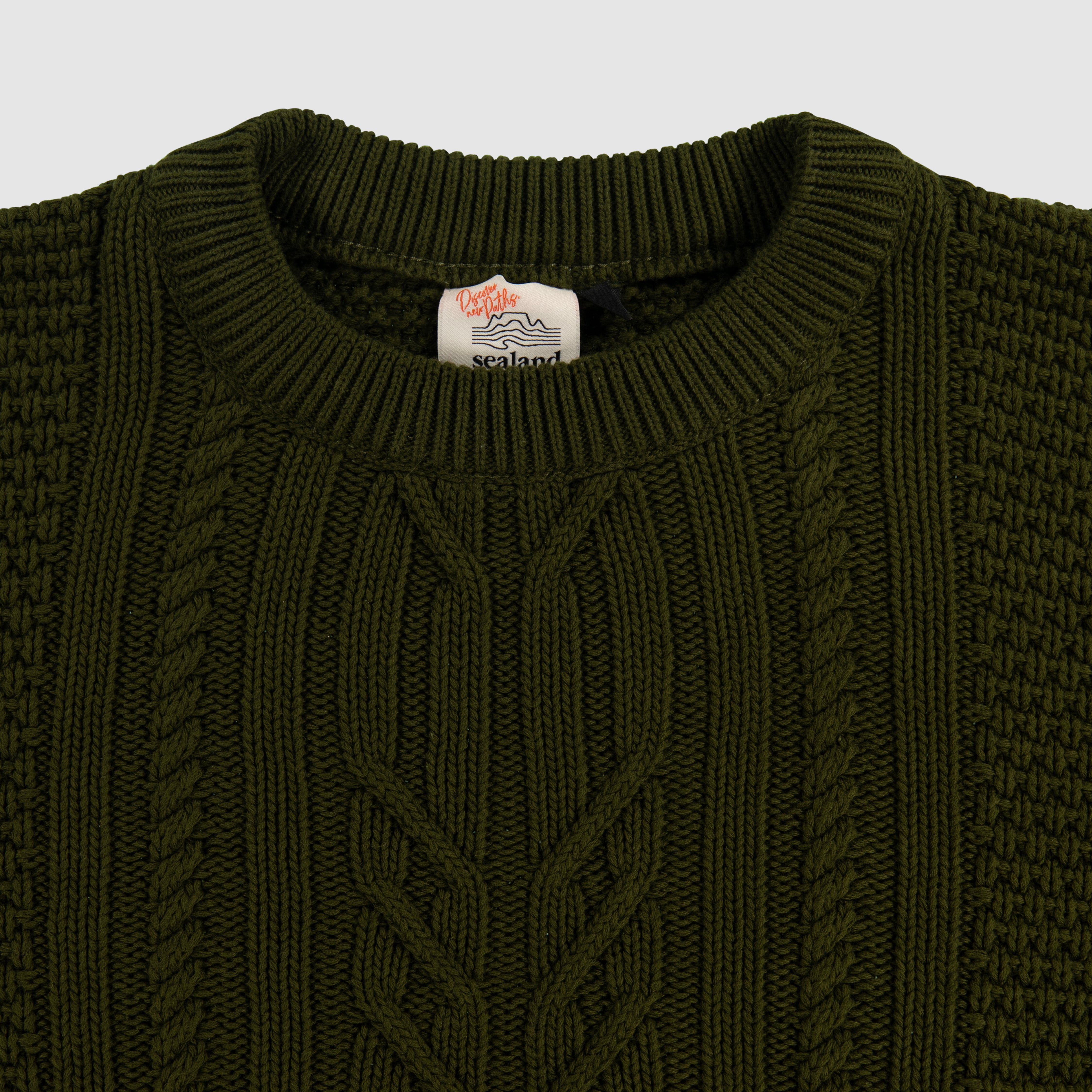 Men's Crew Cable Knit
