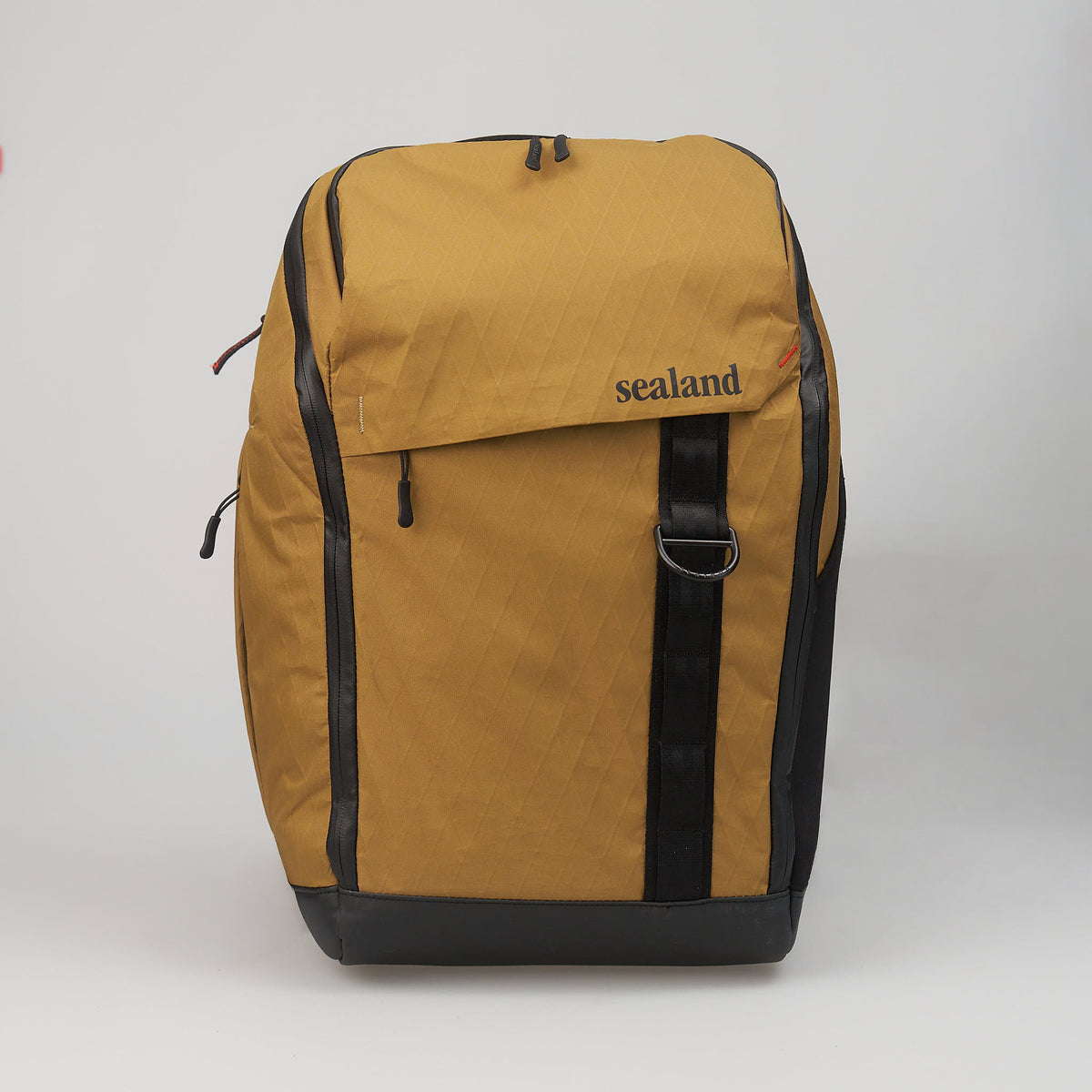 Sealand Hero Pro 21L laptop backpack in recycled X-Pac laminate with YKK Aquaguard zips in Coyote