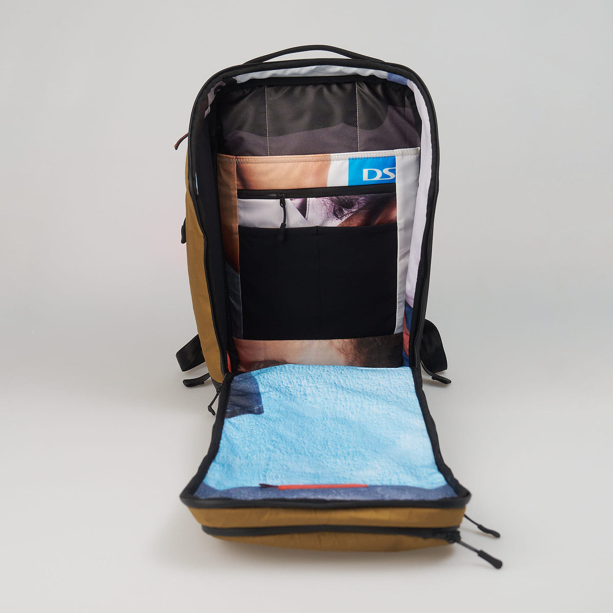 Sealand Hero Pro 21L laptop backpack in recycled X-Pac laminate with YKK Aquaguard zips