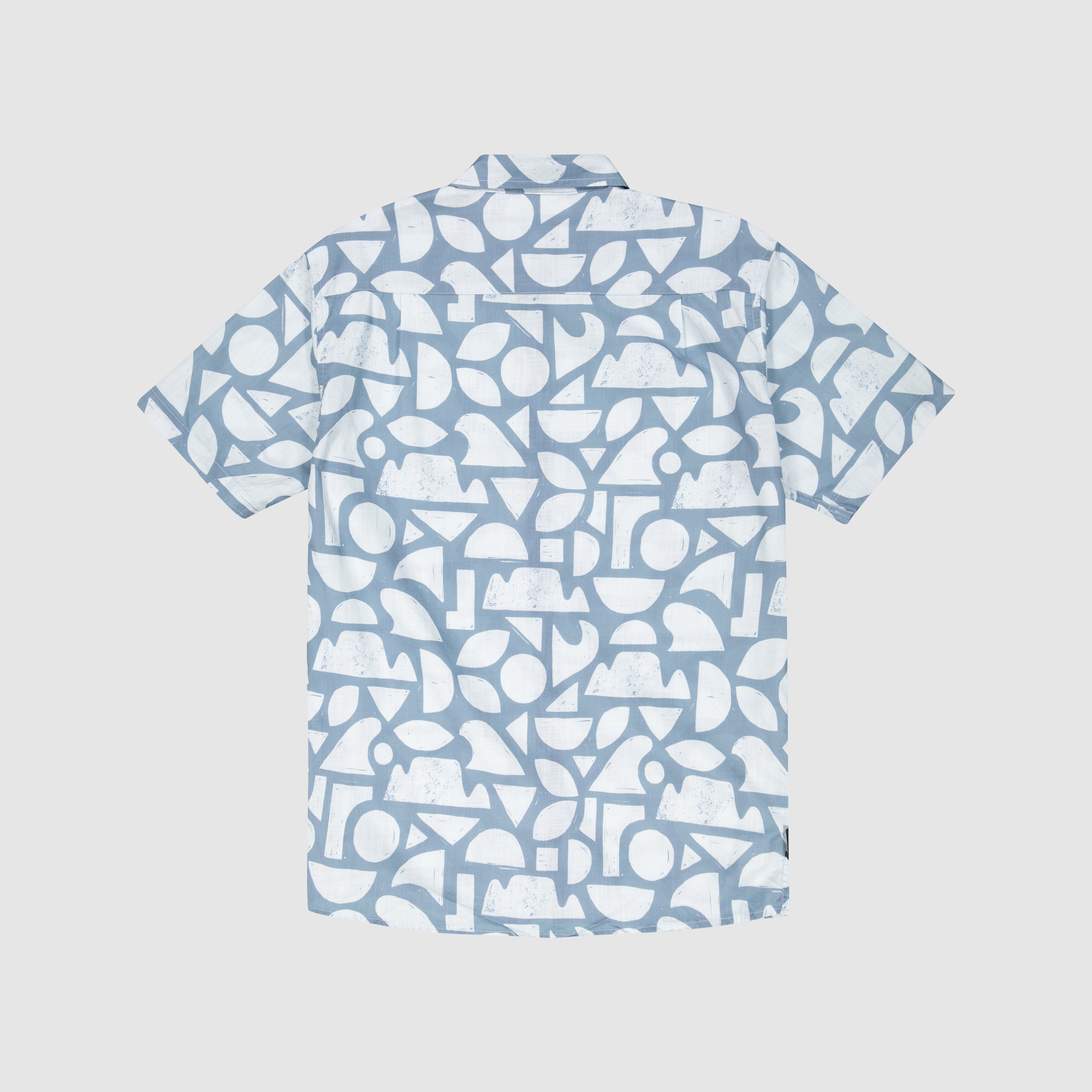 Summer Shirt - Geometric Blues