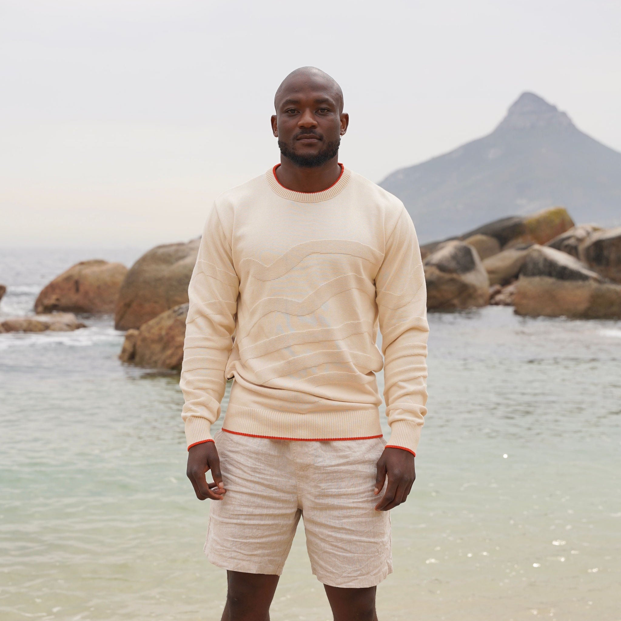 Men's Design Crew Knit