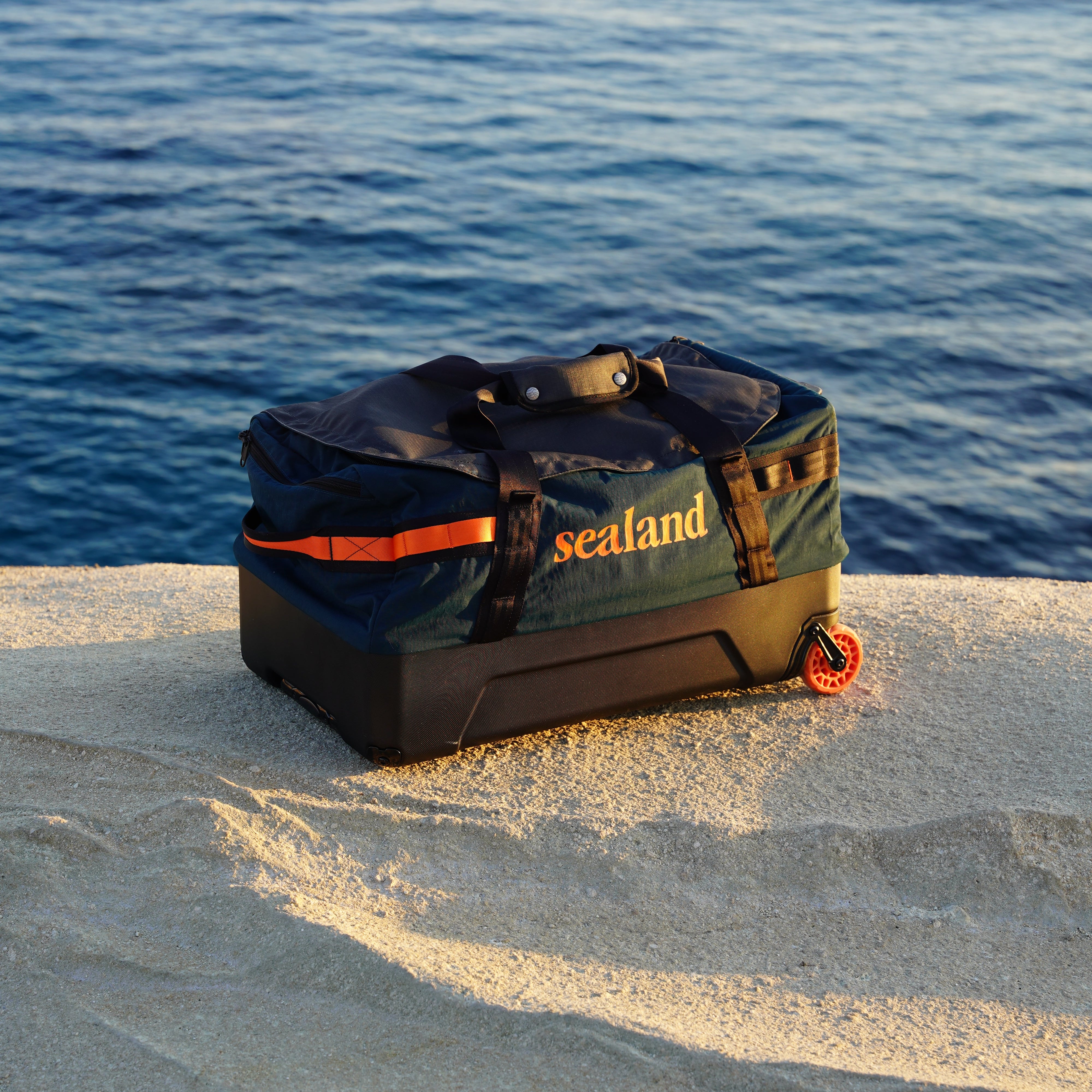 SEA-ANGELS17 Recycled Large Wheelie Bag - Handmade in Cape Town | Sealand Gear