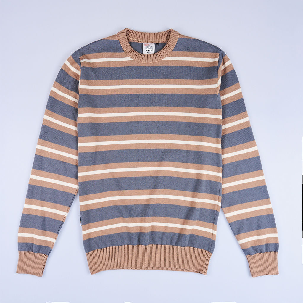 Men's Striped Crew Neck