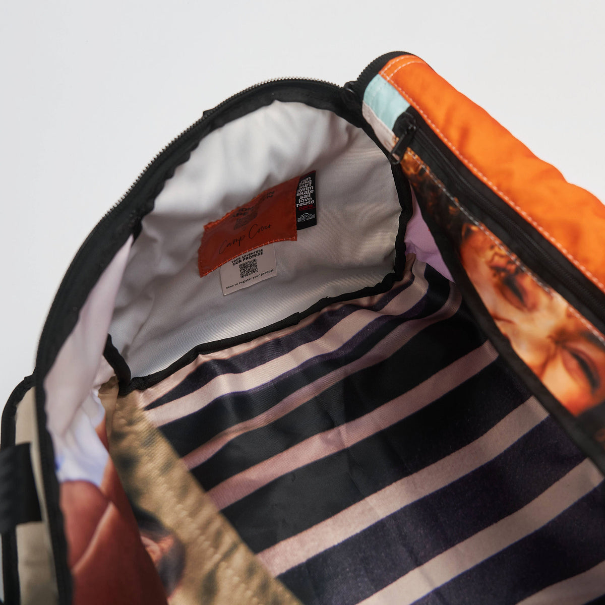 Sealand Dune travel duffel bag in 100% recycled MajiTex with end shoe compartment