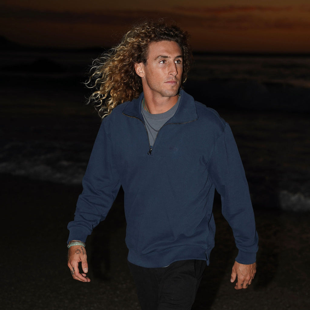 Men's Quarter Zip Sweat Top