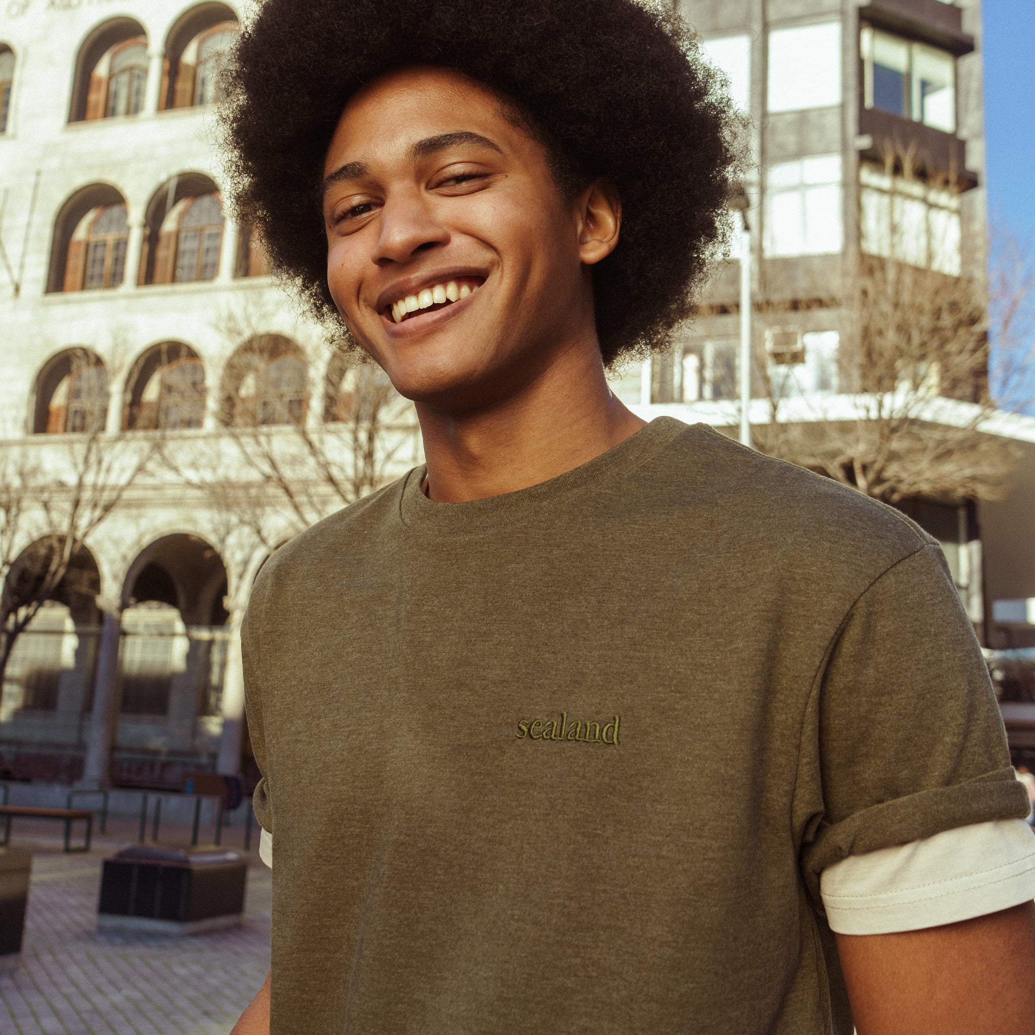 Men's Core Logo Tee (Stone)