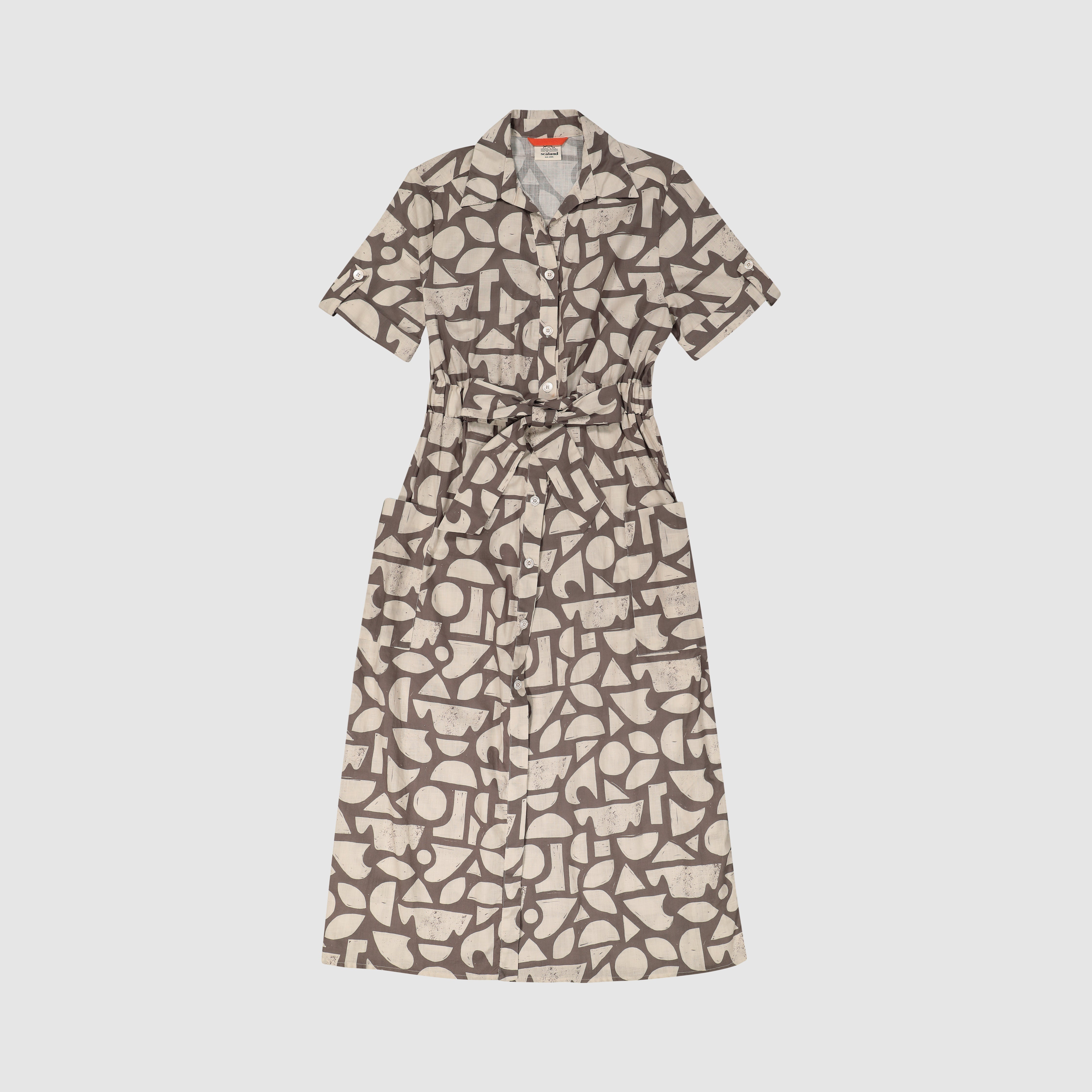 Women's Geo Design Shirt Dress