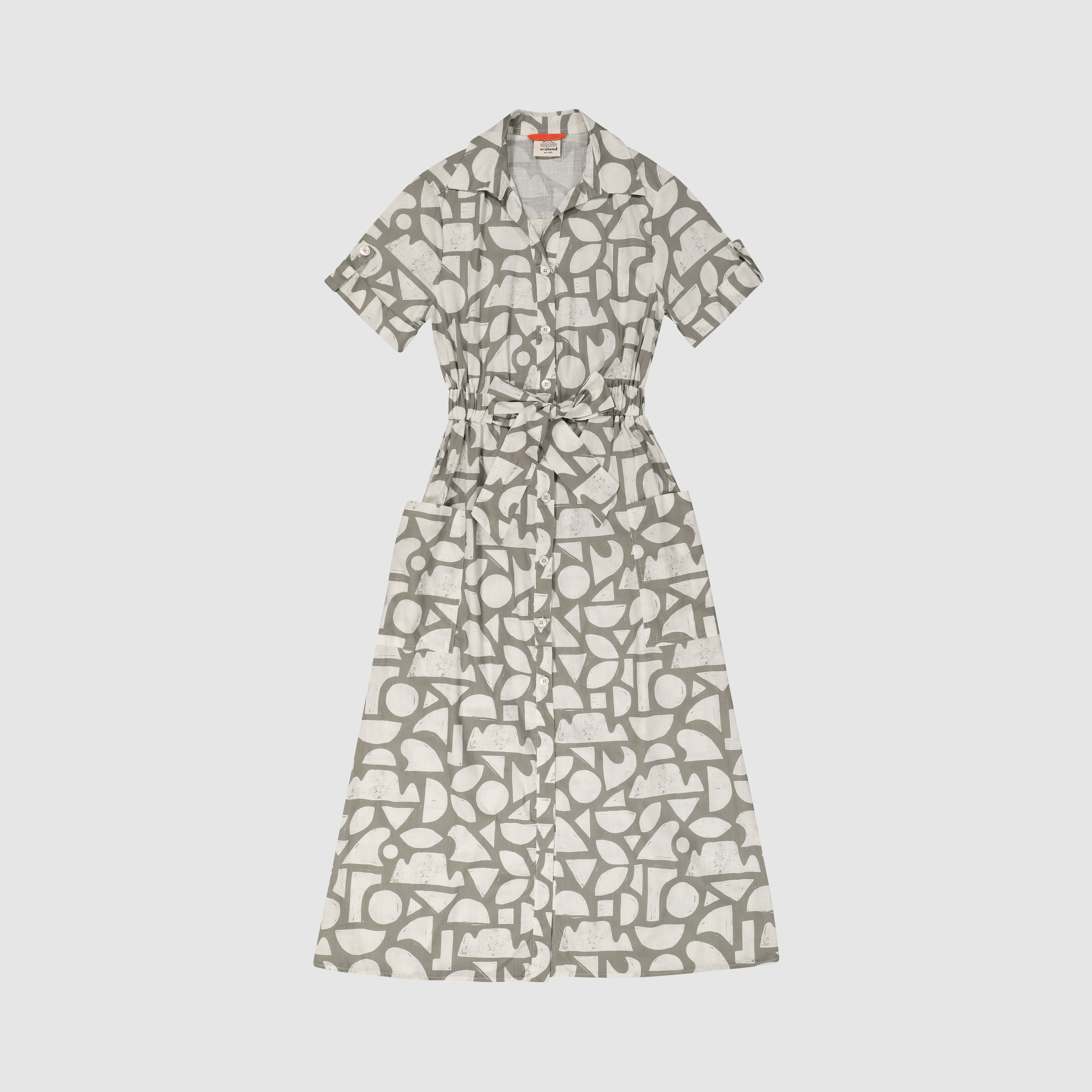 Women's Geo Design Shirt Dress