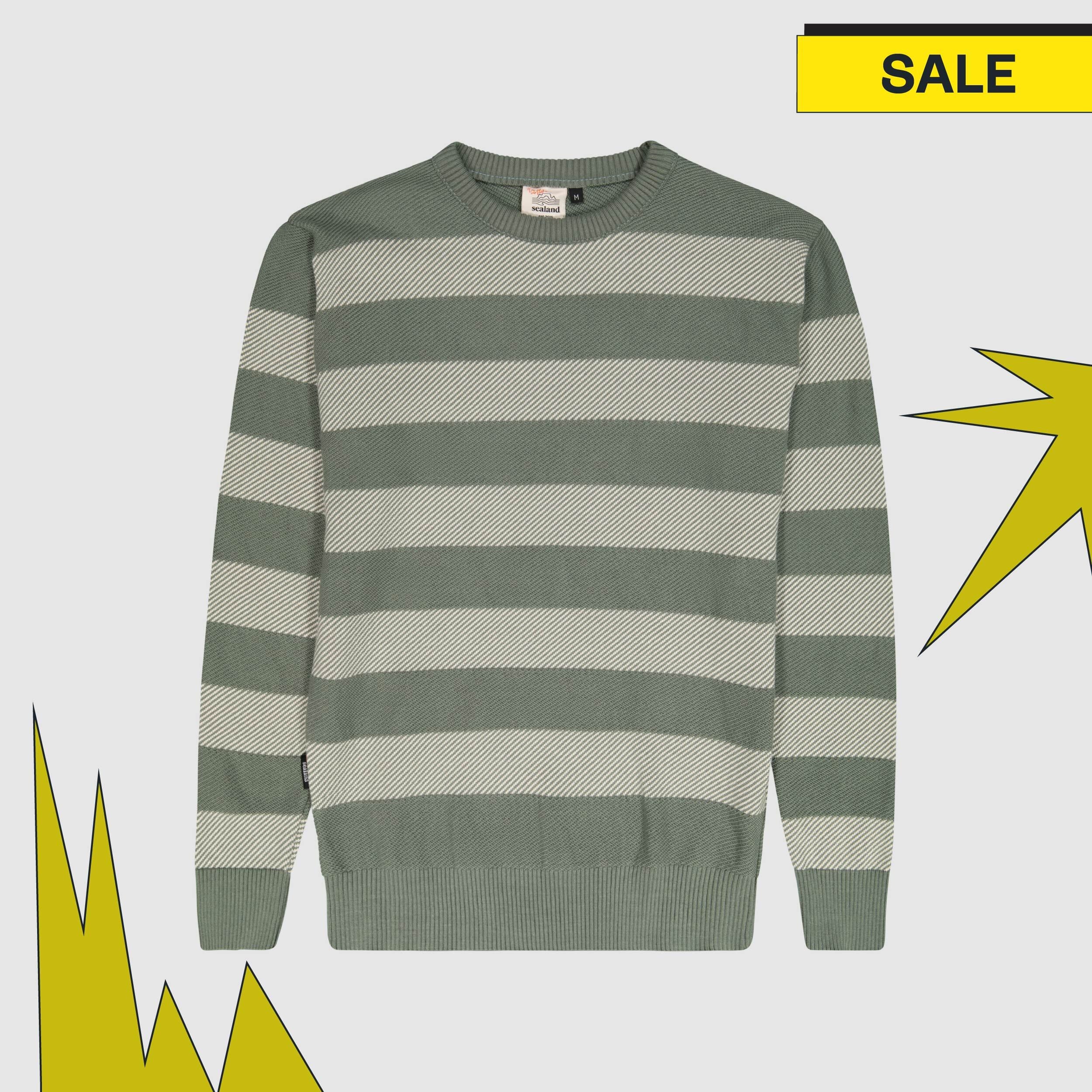 Men's Textured Stripe Knitwear